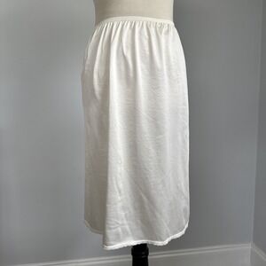 Vassarette Vintage Nylon Half Slip Ivory Women S Short Lingerie Underskirt 24/34